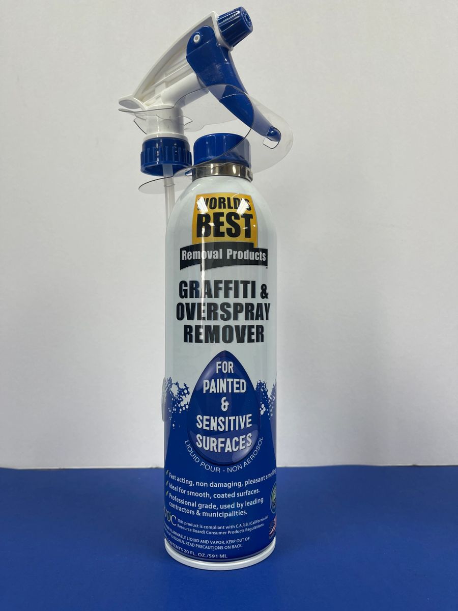 Graffiti & Overspray Remover (for PAINTED & SENSITIVE Surfaces)